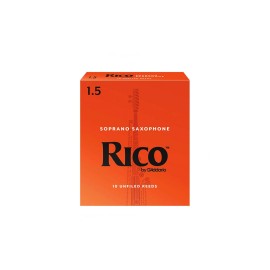 Rico by D'Addario Soprano Saxophone Reeds - Strength 1.5 - Box Of 10 Pieces