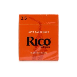 Rico by D'Addario Alto Saxophone Reeds - Strength 2,5 - Box Of 10 Pieces