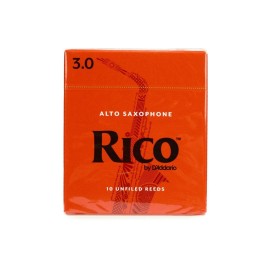 Rico by D'Addario Alto Saxophone Reeds - Strength 3 - Box Of 10 Pieces