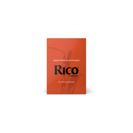 Rico by D'Addario Baritone Saxophone Reeds - Strength 3 - Box Of 10 Pieces