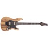 Schecter Electric Guitar Sun Valley Super Shredder Exotic Black Limba - Black Limba