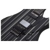 Schecter Electric Guitar Synyster Custom-S - Gloss Black With Silver Pin Stripes