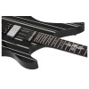 Schecter Electric Guitar Synyster Custom-S - Gloss Black With Silver Pin Stripes