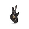 Schecter Electric Guitar Synyster Custom-S - Gloss Black With Gold Stripes