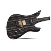 Schecter Electric Guitar Synyster Custom-S - Gloss Black With Gold Stripes