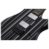 Schecter Electric Guitar Synyster Custom HT - Gloss Black With Silver Pin Stripes