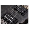 Schecter Electric Guitar Omen Extreme-FR - See-Thru Black (STBLK)