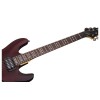 Schecter Electric Guitar Omen-6 - Walnut Satin (WSN) - Includes Hardshell case