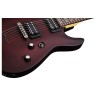 Schecter Electric Guitar Omen-6 - Walnut Satin (WSN) - Includes Hardshell case