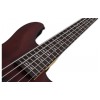 Schecter 5 Strings Electric Bass Guitar Omen-5 - Walnut Satin (WSN) - Includes Hardshell case