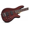 Schecter 5 Strings Electric Bass Guitar Omen-5 - Walnut Satin (WSN) - Includes Hardshell case