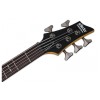 Schecter 5 Strings Electric Bass Guitar Omen-5 - Walnut Satin (WSN) - Includes Hardshell case