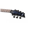 Schecter Electric Guitar Omen Elite-6 - See-Thru Blue Burst