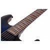 Schecter Electric Guitar Omen Elite-6 - See-Thru Blue Burst