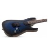 Schecter Electric Guitar Omen Elite-6 - See-Thru Blue Burst