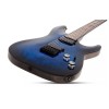 Schecter Electric Guitar Omen Elite-6 - See-Thru Blue Burst