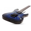 Schecter Electric Guitar Omen Elite-6 FR - See Thru Blue Burst