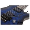 Schecter Electric Guitar Omen Elite-6 FR - See Thru Blue Burst