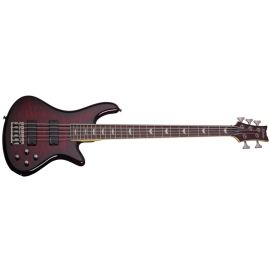 Schecter Electric Bass Guitar Stiletto Extreme-5 - Black Cherry (BCH)