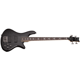 Schecter Electric Bass Guitar Stiletto Extreme-4 - See-Thru Black (STBLK)