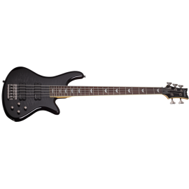 Schecter Electric Bass Guitar Stiletto Extreme-5 - See-Thru Black (STBLK)