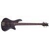 Schecter Bass Stiletto Studio-5 - See-Thru Black Satin (STBLS)