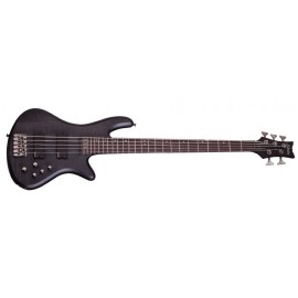 Schecter Bass Stiletto Studio-5 - See-Thru Black Satin (STBLS)