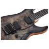 Schecter Electric Guitar C-6 Pro FR - Floyd Rose - Charcoal Burst (CB) - Includes Hardshell case