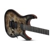 Schecter Electric Guitar C-6 Pro FR - Floyd Rose - Charcoal Burst (CB) - Includes Hardshell case