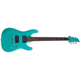 Schecter Electric Guitar C-6 Deluxe - Satin Aqua