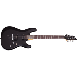 Schecter Electric Guitar C-6 Deluxe - Satin Black (SBK)