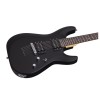 Schecter Electric Guitar C-6 Deluxe - Satin Black (SBK)