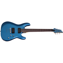 Schecter Electric Guitar C-6 Deluxe - Satin Metallic Light Blue (SMLB)