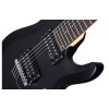 Schecter Electric Guitar C-7 Deluxe - Satin Black (SBK)