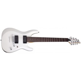 Schecter 7 Strings Electric Guitar C-7 Deluxe - Satin White (SWHT)