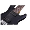 Schecter Electric Guitar C-8 Deluxe - Satin Black (SBK)