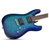 Schecter Electric Guitar C-6 Plus - Ocean Blue Burst (OBB)