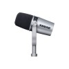 Shure MV7 USB And XLR Podcast Dynamic Microphone - Silver