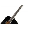 SX Guitar Acoustic Dreadnought SD104 - Gloss Black - Includes Free Softcase