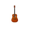 SX Guitar Acoustic Dreadnought SD104 - Gloss Brown - Includes Free Softcase