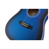 SX Guitar Acoustic Dreadnought SD104 - Gloss Blue Sunburst - Includes Free Softcase