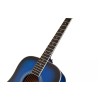 SX Guitar Acoustic Dreadnought SD104 - Gloss Blue Sunburst - Includes Free Softcase