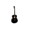 SX Guitar Acoustic Auditorium SO104 - Gloss Black - Includes Free Softcase