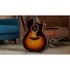 Taylor 414ce-R V-Class Acoustic-electric Guitar - Grand Auditorium - Tobacco Sunburst - Includes Taylor Deluxe Hardshell Brown