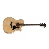 Taylor 424ce Deluxe Urban Ash Limited Acoustic-electric Guitar - Natural - Grand Auditorium - Includes Taylor Hard Shell Case