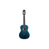 Valencia Classical Guitar VC202 TBU - Transparent Blue - 1/2 Size