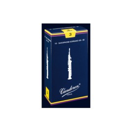 Vandoren Traditional Soprano Saxophone Reeds - Strength 1,5 - Box Of 10 Pieces