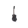 Carlos Acoustic Guitar 1/2 Size - Black Color - Include Free Soft Case