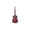 Carlos Acoustic Guitar 1/2 Size - Red Color - Include Free Soft Case