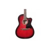 Carlos Acoustic Guitar C901 - Red - Include Free Soft Case